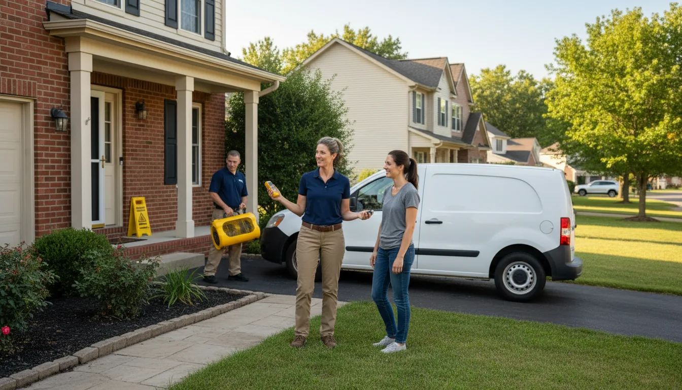 Residential water damage restoration in Seligman, AZ